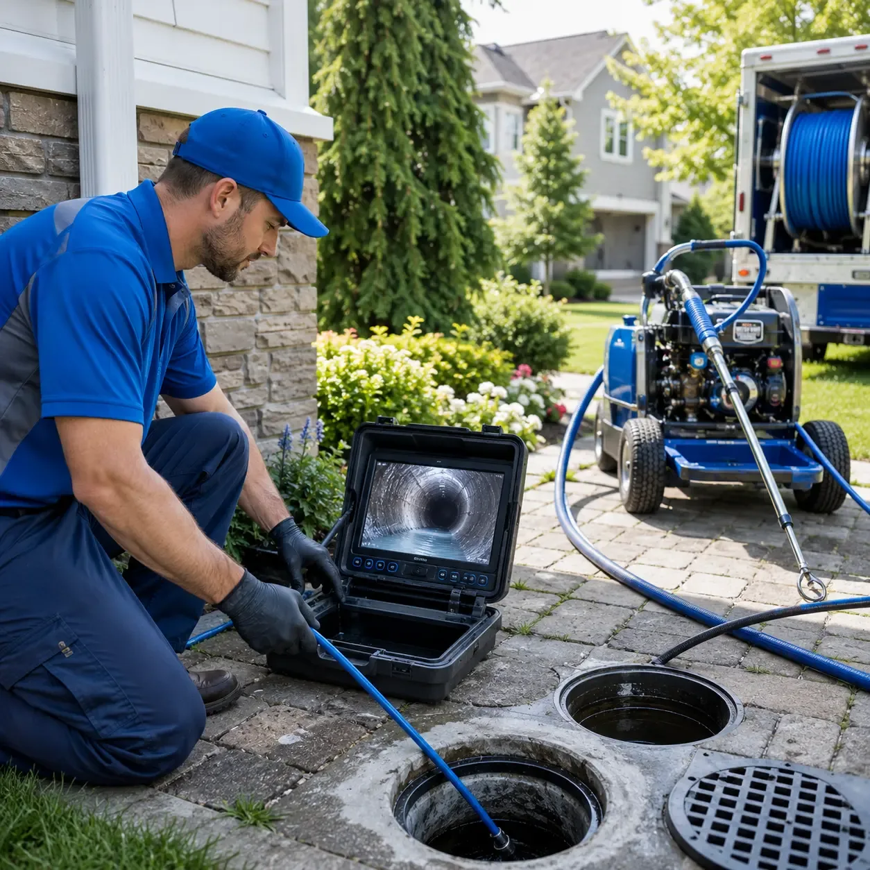 Outdoor drain cleaning professionals serving Conway Springs, KS